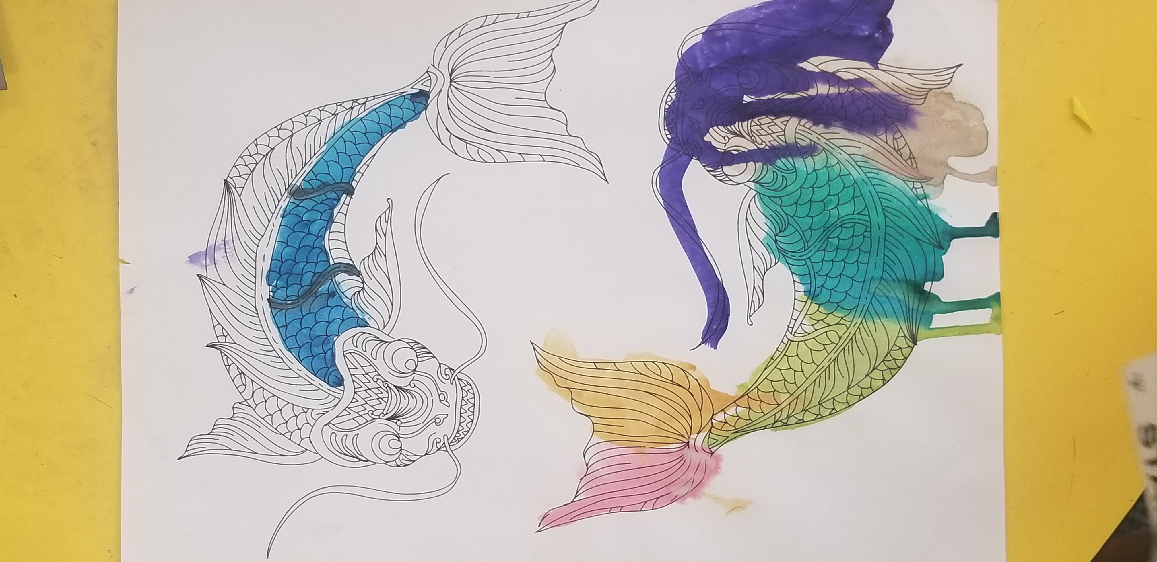 Watercolor painting