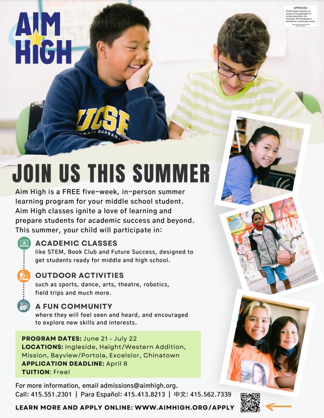 Aim High summer 2022
