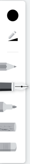 Canvas tool bar