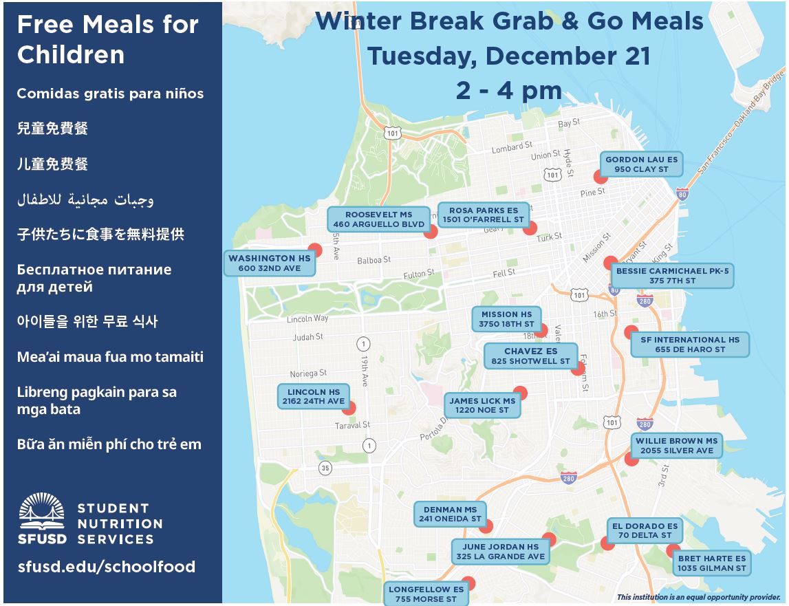 Free Winter Break 2021 Map