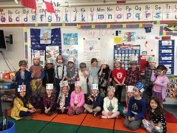 100 days of kindergarten photo