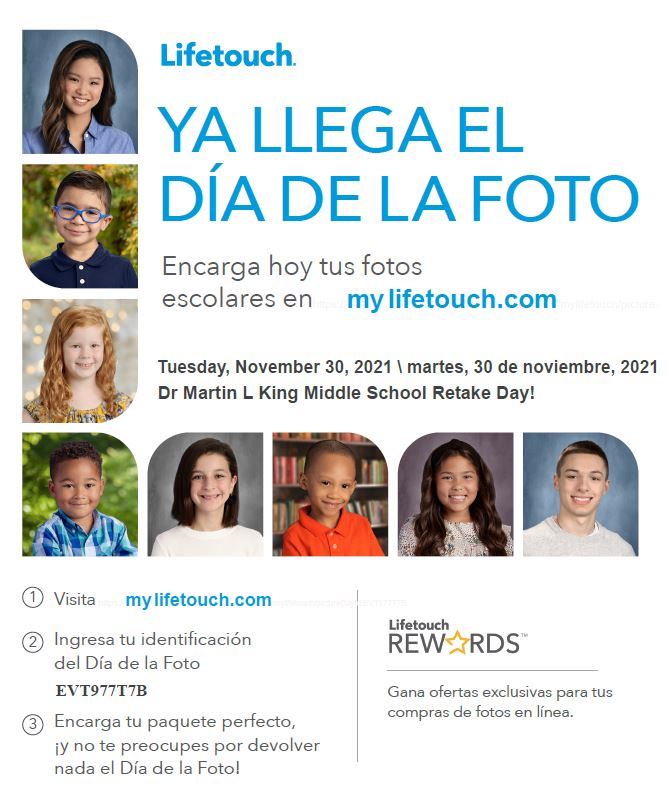 Picture Retake Day Spanish Flyer