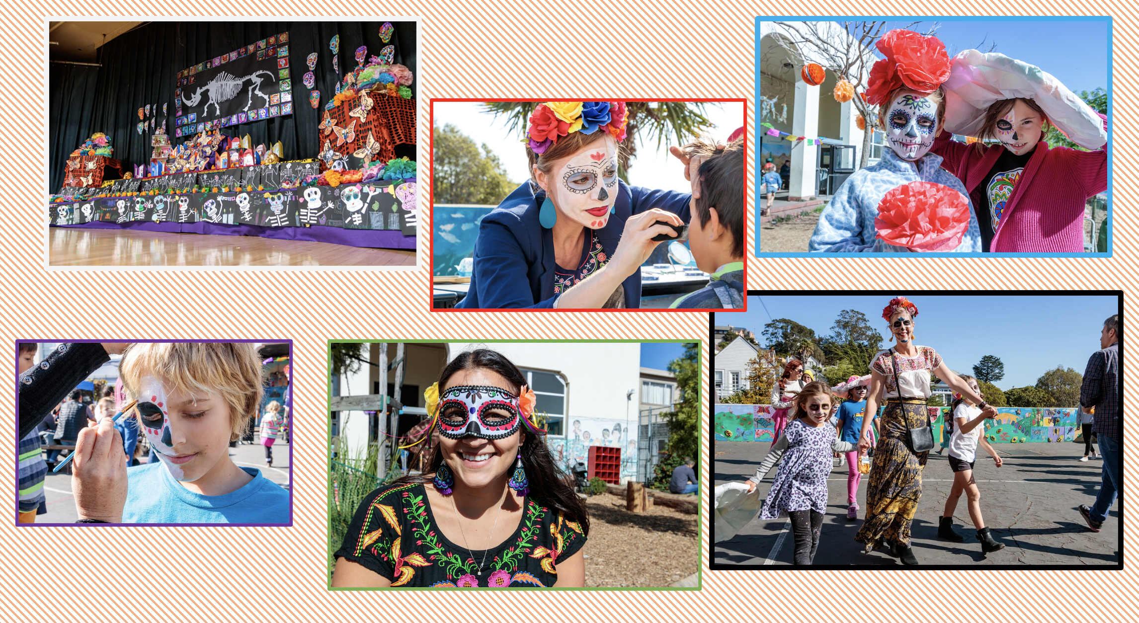 Dia de los Muertos Collage