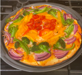 rainbow pizza
