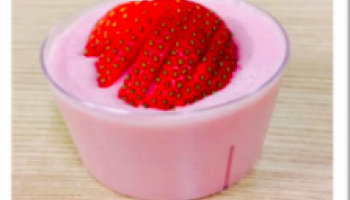Strawberry mousse