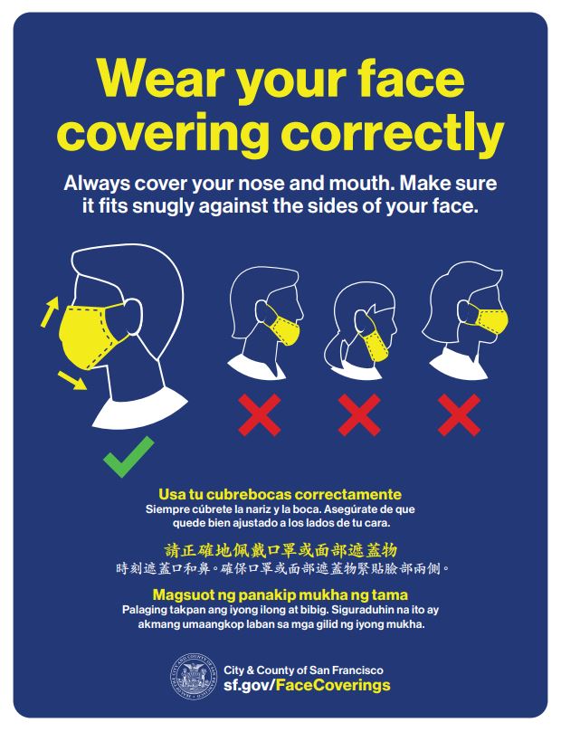 Mask Instructions Multi Lanugage