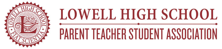 Lowell PTSA long logo