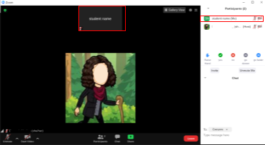 zoom meeting with new name