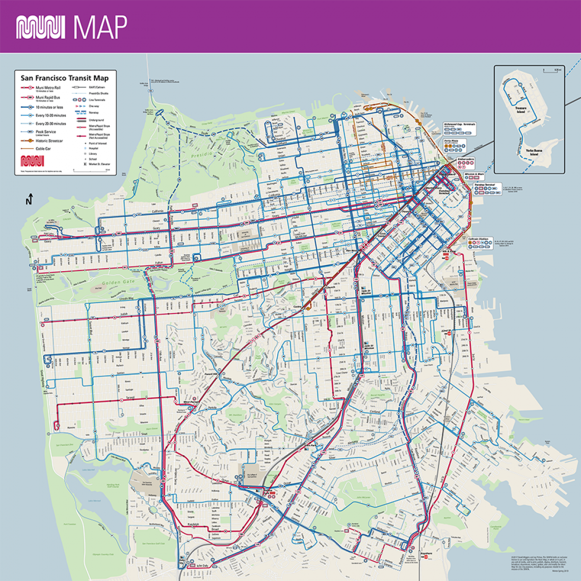 San Francisco Muni Map