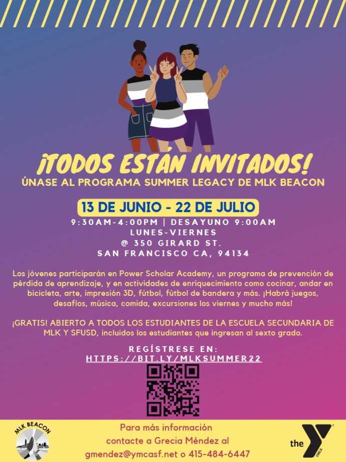 Beacon Summer Program 2022 Spanish Flyer