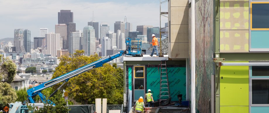 Construction at Daniel Webster Elementary School
