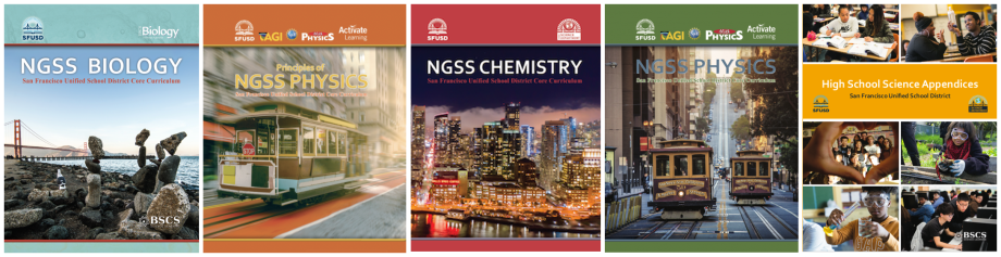 Picture of HS science book covers
