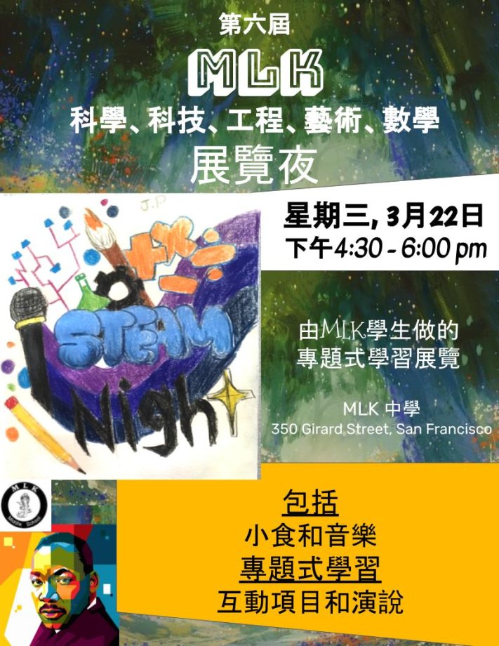 STEAM Night Flyer 2023 Chinese Flyer