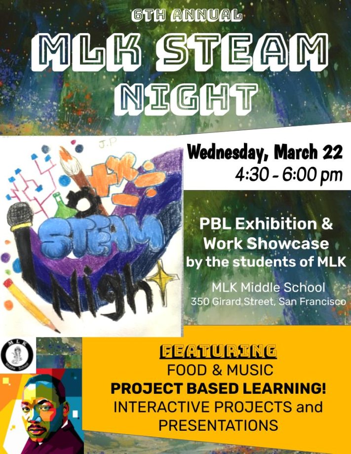 STEAM Night Flyer 2023