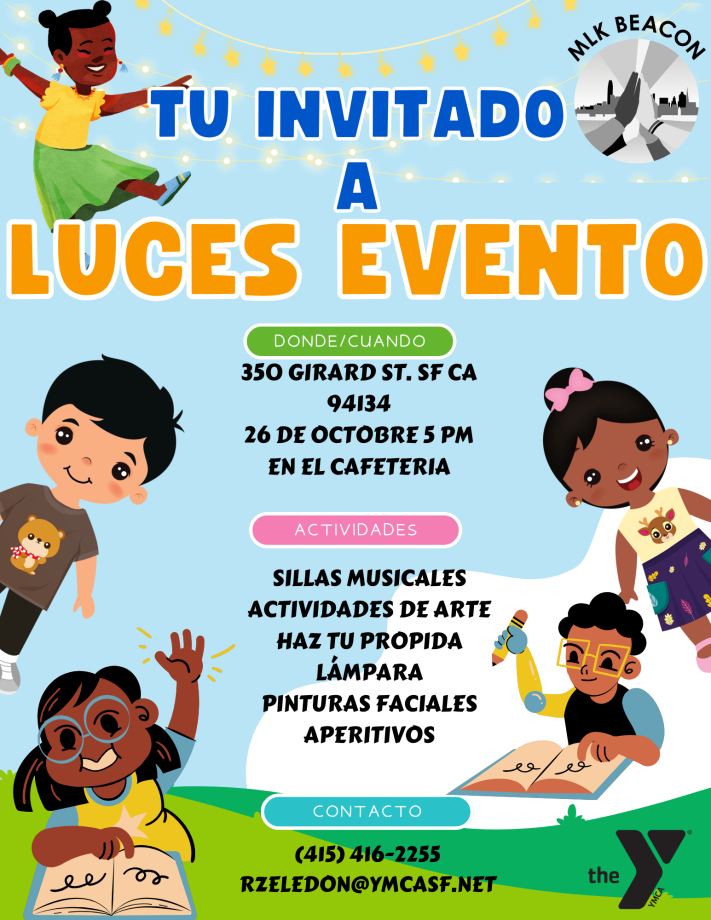 MLK MS Lights On After School  Spanish Flyer