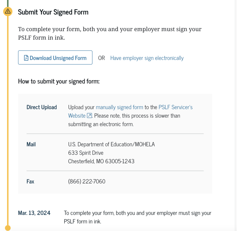 select sign electronically