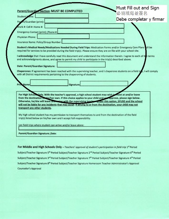 Walking Permission Slip MLK MS 2024 2025 Page 2