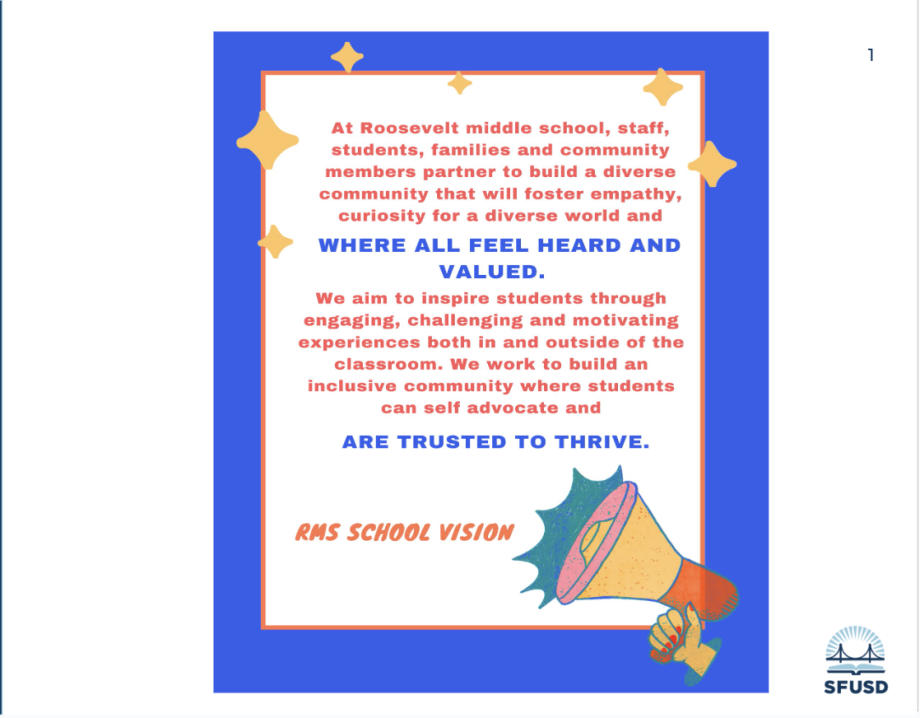 Roosevelt Middle School - Our Vision