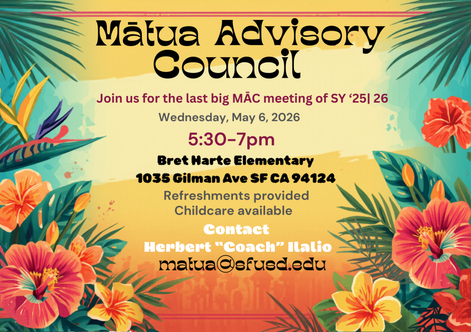 MAC May flyer