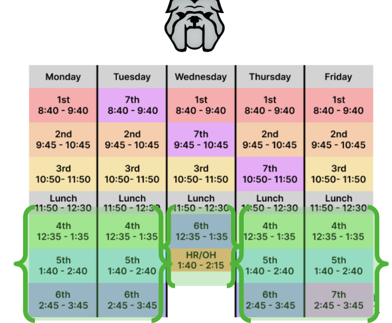 Wallenberg Bell Schedule SY 26-27