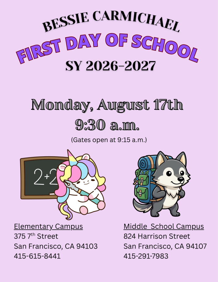 First day of school for school year 2026 2027 is Monday, August 17th.  School begins at 9:30 a.m. gates open at 9:15 a.m.