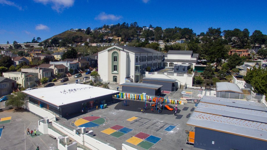 West Portal Elementary from above