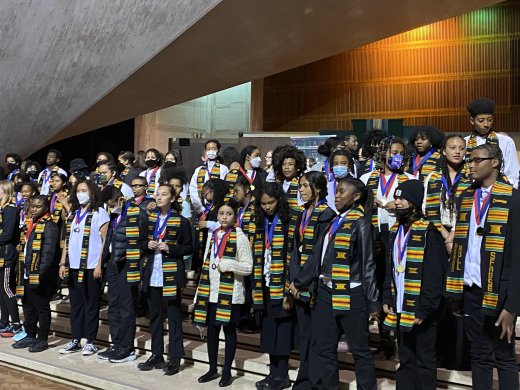4.0 students at the 29th Annual African American Honor Roll and 19th Community Awards Celebration