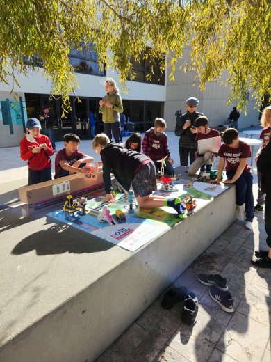 James Denman robotics students
