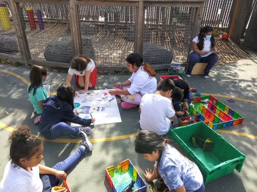 Marshall Elementary students take part in Outdoor Library Explorations