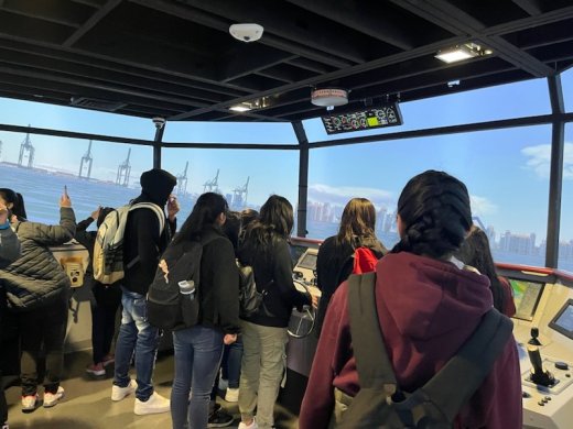 Thurgood Marshall HS ninth graders visit Cal Maritime