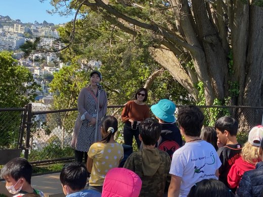 SFUSD Science Supervisor Renee Marcy was a speaker at the event.
