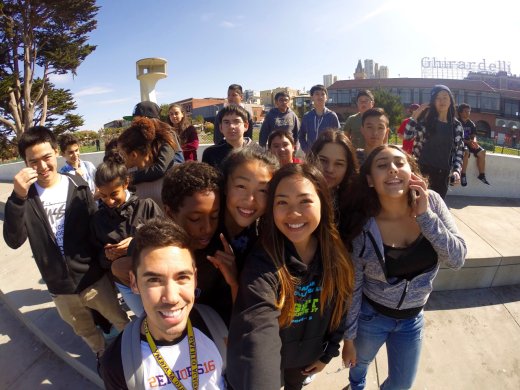 Students and teacher 