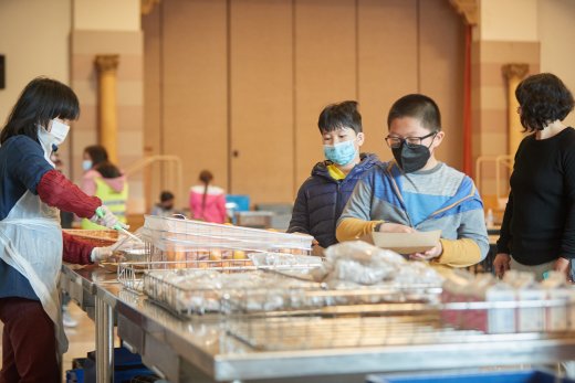 School Food Service Line