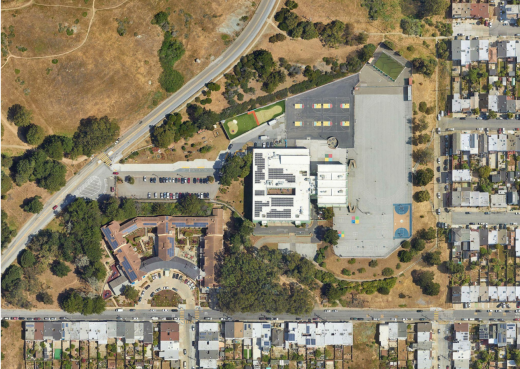 View of Visitacion Valley MS from above