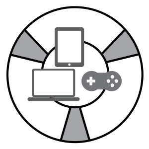 image of devices in three parts