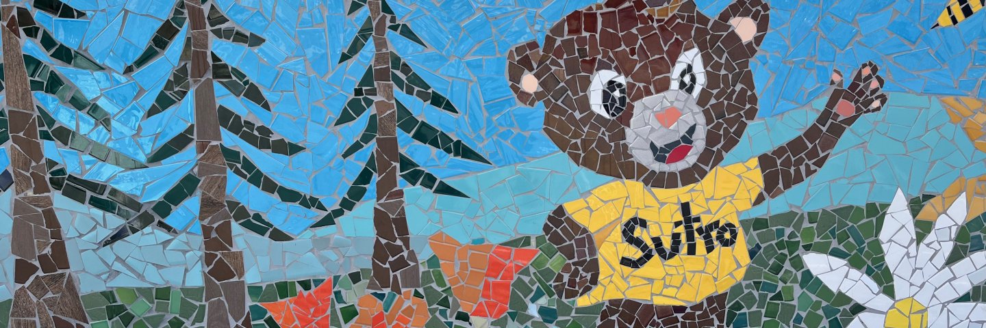 mural of Sutro Bear