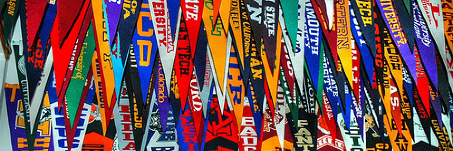 college pennants