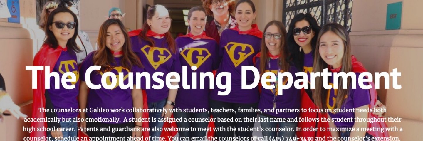 Galileo Counseling Department