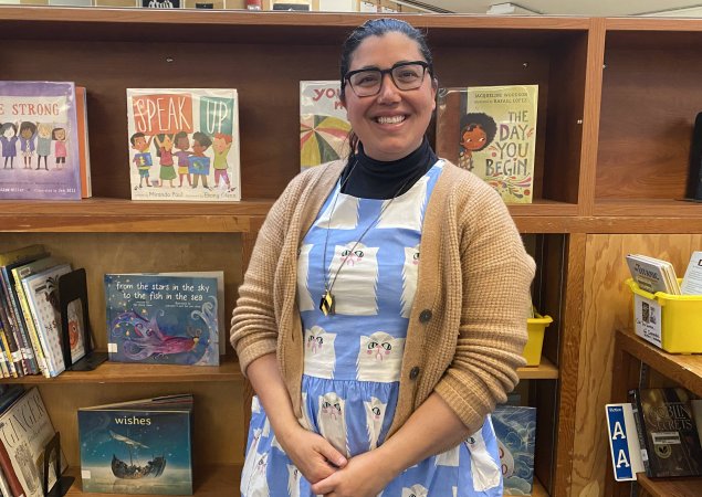 Abby Taheri Woodworth, Teacher Librarian at McKinley Elementary School