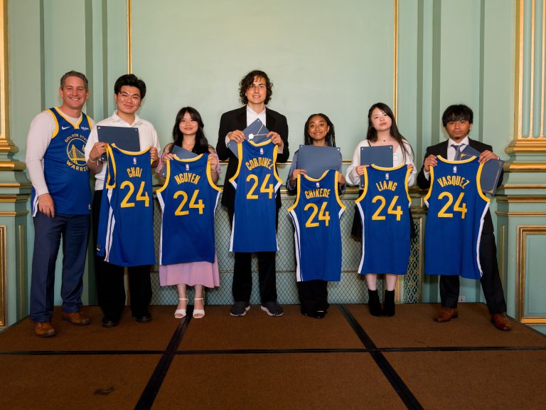 Dr. Wayne with 2024 Superintendent's Award winners