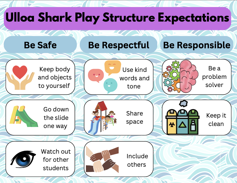 Behavior Expectations for the Play Structures