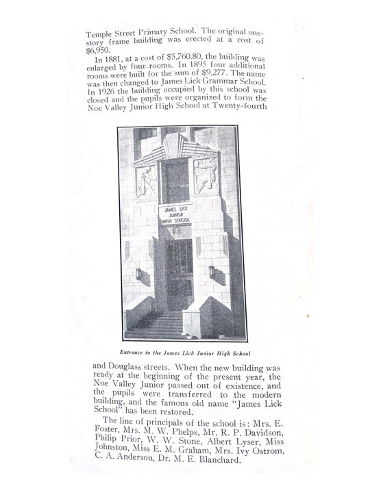 continued description of old building