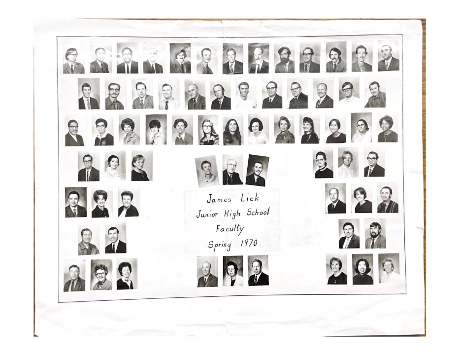 JLMS staff photos from 1970