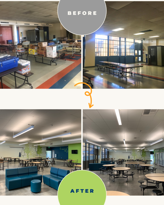Before & After McAteer Dining Space