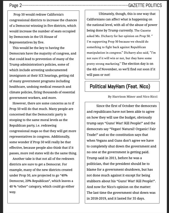 page 2 gazette