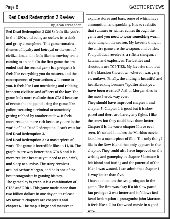 page 8 gazette