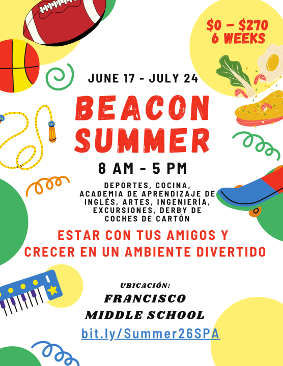 Beacon Summer 26' Flyer (Spanish)