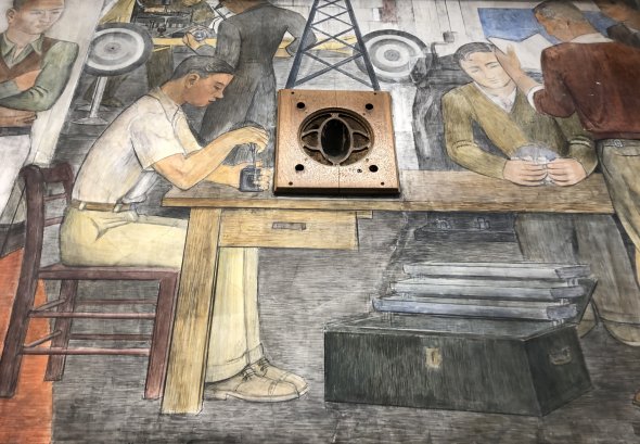 GWHS LIBRARY MURAL 