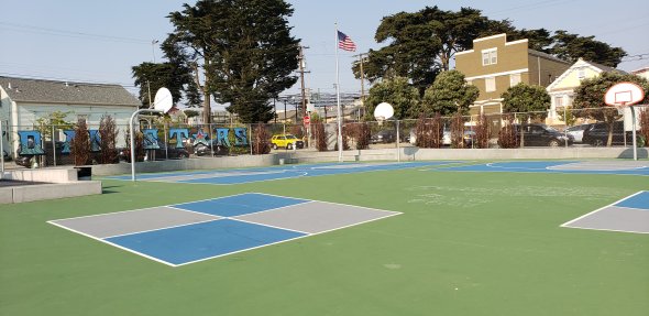 Basketball and four-square