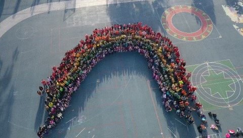 student rainbow